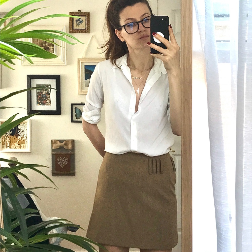 Casual mini skirt